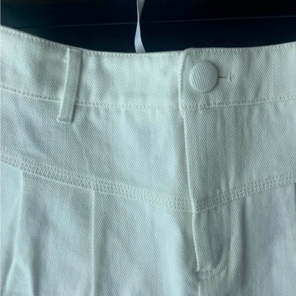 VITA GRACE | SUZIE SUMMER DAY DENIM SHORT | WHITE - Picture 4 of 8